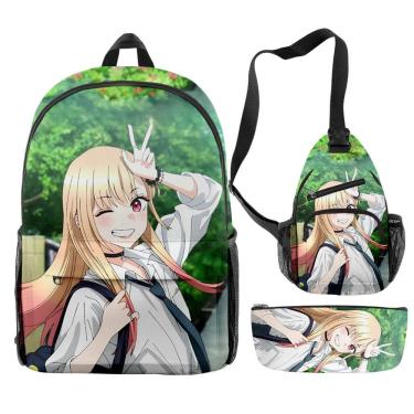 Imagem de Conjunto de mochilas My Dress Up Darlings Anime School 3 unidades/lote
