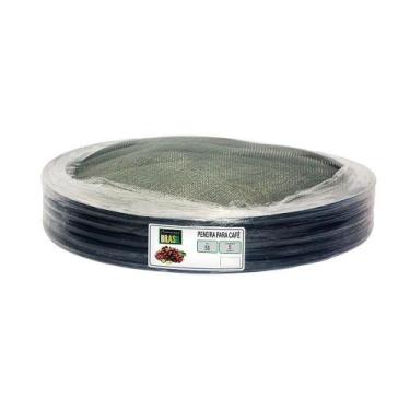Imagem de Peneira para Café Comep Aro Plástico Preta 55cm Embalagem com 5 Unidad