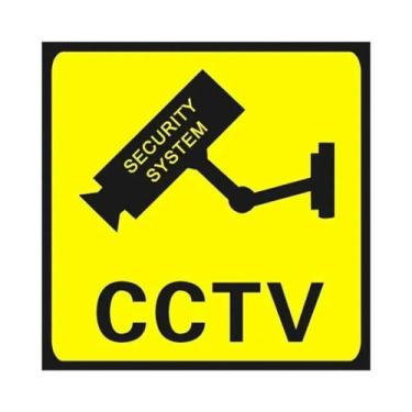 Imagem de Adesivos De Aviso Para Câmera De Vigilância 4/8PCS, Alarme De Vídeo 24
