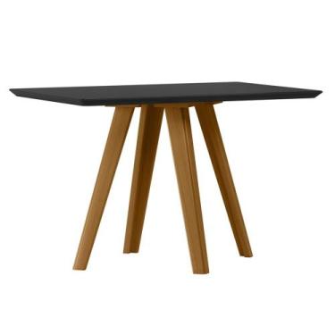 Imagem de Mesa Mariah 120X80 Ype/Preto - New Ceval