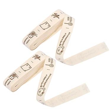 Imagem de Fita de tecido de algodão Fita de embrulho de presente Fita de embalagem DIY artesanato Scrapbooking Laços de cabelo casamento festa de aniversário decoração acessórios de roupas (Tipo 1)