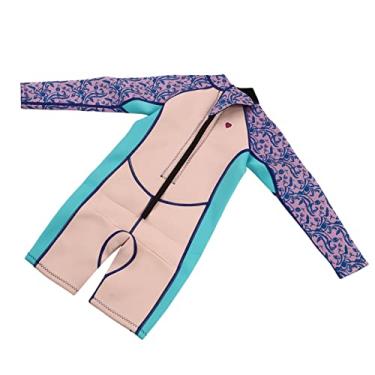 Imagem de Dpofirs Roupa de Mergulho Infantil de Manga Comprida Quente de Neoprene de 2,5 Mm para Crianças de Surf para Meninos e Meninas, Roupa de Banho Leve e Respirável para Mergulho ou Surf Em Ambientes