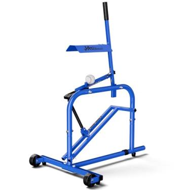 Imagem de JASCOPRO Máquina de arremesso Blue Flame – Velocidade variável – Treinamento de beisebol e softbol – Design portátil e durável – Perfeito para treino de rebatidas e exercícios de equipe