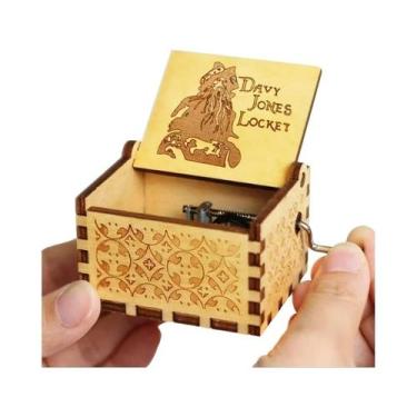 Imagem de Caixa De Música De Madeira Pink Panther Simpson Com Manivela, Presente