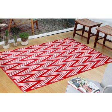 Imagem de Tapete andino 1,50 x 2,00 quarto sala escritório moderno antiderrapant