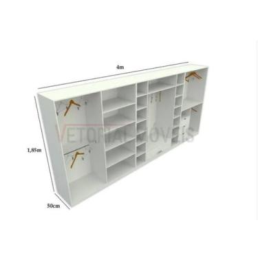 Imagem de Kit Closet Ou Loja Armário Colmeia Cabideiro M36 100% Mdf - VETORIAL M