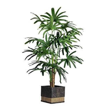 Imagem de SLGGPJBU Plantas falsas planta artificial árvore artificial sala de estar decoração hotel árvore artificial simulação vaso presente de inauguração de casa plantas artificiais plantas artificiais