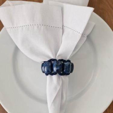 Imagem de Porta Guardanapo Resina Classic - Decor Madame Blue, Azul Marinho