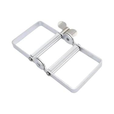 Imagem de Espremedor Manual De Alumínio Prateado Para Tubos De Pasta De Dente, T