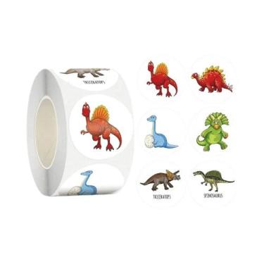 Imagem de Adesivos De Dinossauros Para Crianças 500PCS Material Escolar Para Dec