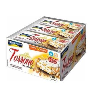 Imagem de Torrone Com Amendoim Montevergine 45G - 12 Unidades