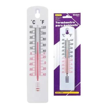 Imagem de Termômetro Parede Plástico Casa Sauna Graus Quarto Tempo - Good Home