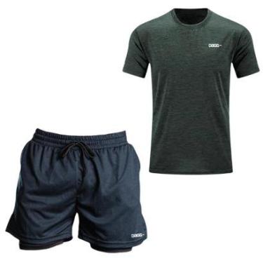 Imagem de Kit Camisa Dagg Premium + Short Academia e Térmico 2em1 Dagg-Masculino
