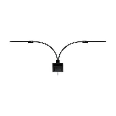 Imagem de Luminária LED 15W X7 Preta para Aquário Soma - 127V