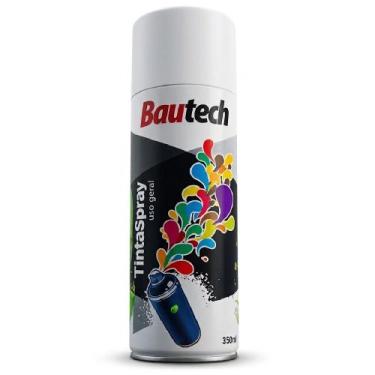 Imagem de Tinta Spray 350 Ml Alto Brilho Branco - 30494 - BAUTECH