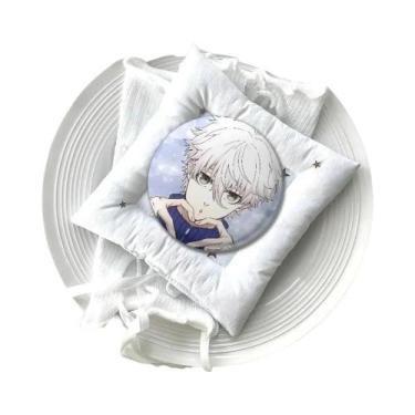 Imagem de Broche De Metal Macio Em Formato De Emblema Amine B-Blues Locks, Pin D