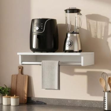 Imagem de Suporte Micro-ondas Com Suporte Para Guardanapo Parede Toalhas - Beto 