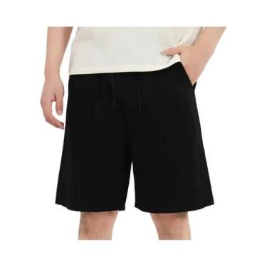 Imagem de Shorts Esportivos Casuais Masculinos De Algodão Estilo Europeu America