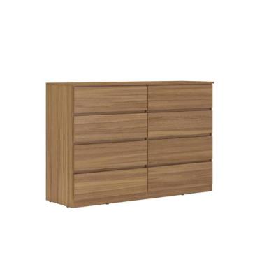 Imagem de Cômoda 8 Gavetas Sintra Amêndola Touch  Demóbile - Demobile