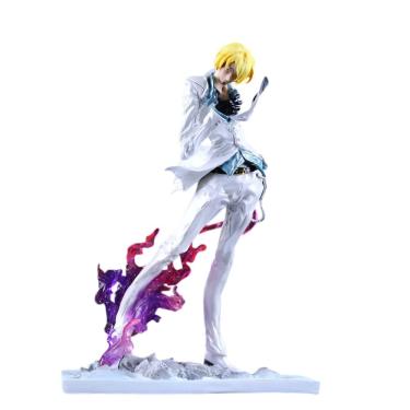 Imagem de Figura: Cortina de ferro Sanji de uma peça, estátua de PVC de 24 cm