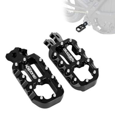 Imagem de Pedaleiras BAOUFF em alumínio CNC 6063 para motos de trilha