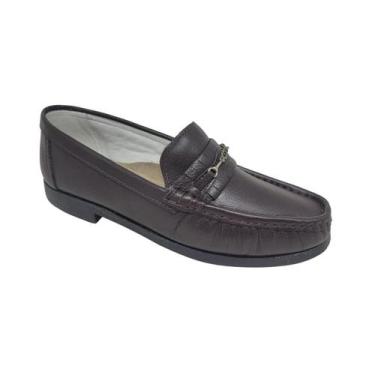 Imagem de Mocassim Bras America 3096 Masculino, Marrom, 41