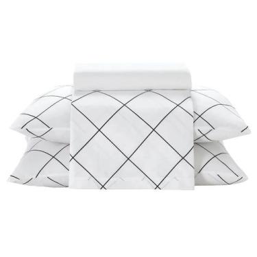 Imagem de Kit Colcha Dohler Piquet Estampado Orion - 100% Algodão - Queen