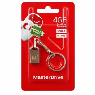 Imagem de Pendrive com chaveiro 4GB MasterDrive Premium - Master Drive