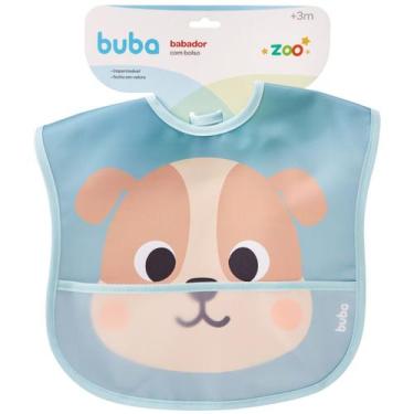 Imagem de Babador Pega Migalhas Com Bolso Buba Zoo Cachorro - Buba