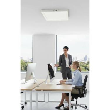 Imagem de 2x Plafon LED 40W 40x40 Sobrepor Quadrado Luz Fria - Congratulations S
