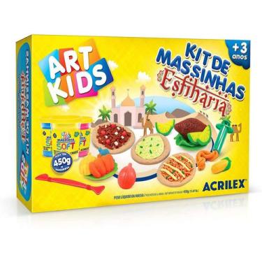 Imagem de Kit De Massinhas Art Kids Esfiharia 450g Acrilex