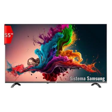 Imagem de Smart tv led 55 tronos uhd wifi e sistema samsung 4k tizen 7.0 com dol