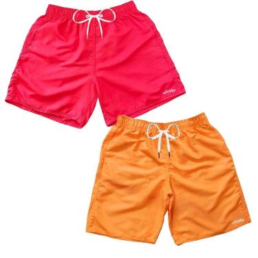 Imagem de Kit 2 Shorts Bermuda Casual Praia Masculino Verão Piscina-Masculino