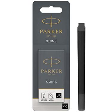 Imagem de Parker Refil de caneta-tinteiro 1950382 Quink, pacote com 10
