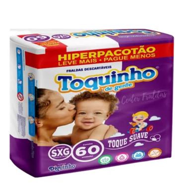 Imagem de Fralda Inf Toquinho De Gente  Hiper Sxg/60