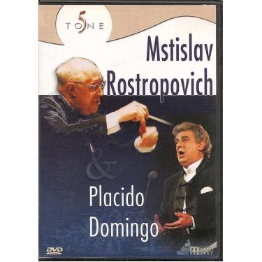 Imagem de Placido Domingo with Mstislav Rostropovich: Gala Performance