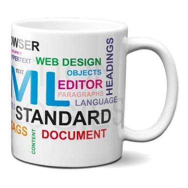 Imagem de Caneca Programador Html Presente Criativo Design