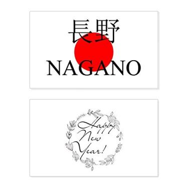 Imagem de Bandeira do sol vermelha da bandeira do sol da Nagano, cartão de felicitações, mensagem de abençoar presente