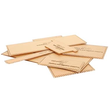 Imagem de Presente DiferenteModelo de costura, ferramenta de fabricação de padrões, modelo de carteira de acrílico, carteira de costura de couro para casa para designer