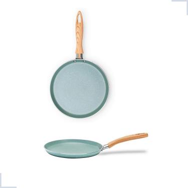 Imagem de Tapioqueira Panquequeira Panela Frigideira Indução Alumínio Antiaderente Brinox Botanika