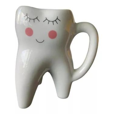 Imagem de Caneca 3D Dente Molar Odontologia - Badonum
