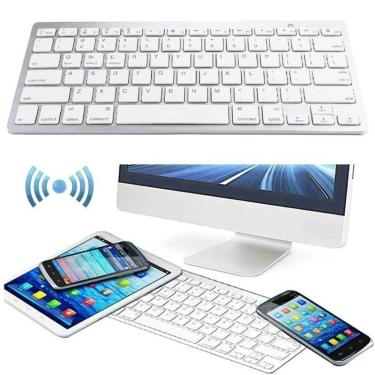 Imagem de Teclado Bluetooth sem fio para Apple iMac iPad Android Phone Tablet pc