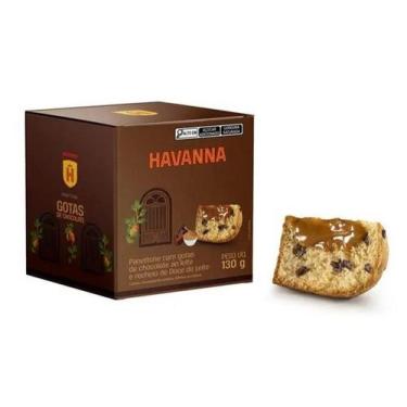 Imagem de Mini Panettone Havanna Gotas De Chocolate Recheio Doce De Leite 130G