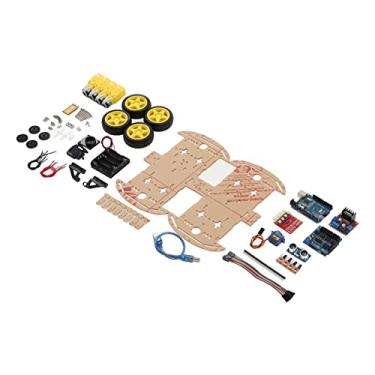 Imagem de Kit de Chassi de Carro Inteligente DIY Com Material Confiável, Acessórios Completos para Fácil Montagem, Ideal para Entusiastas de Robótica