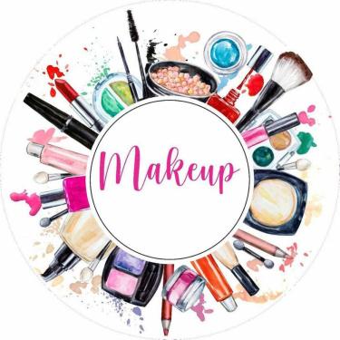 Imagem de Painel Redondo 3D Sublimado Maquiagem Frd-3966