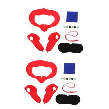 Imagem de Angoily 2 Conjuntos tampa do punho Acessório resistente para equipamento VR Kit de acessórios para óculos VR acessório de proteção vr abastecimento vr máscara de olho acessório de alça vr