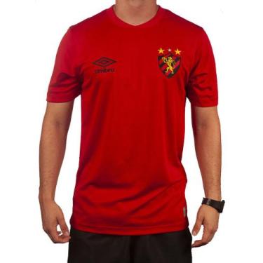 Imagem de Camisa Sport Recife Red Masculina Umbro Basic 2 Original