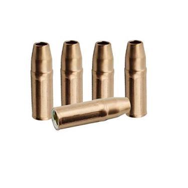 Imagem de WeldingCity 5 bocais de gás de 23-50 1/2' para pistolas de solda Lincoln Magnum e Tweco MIG