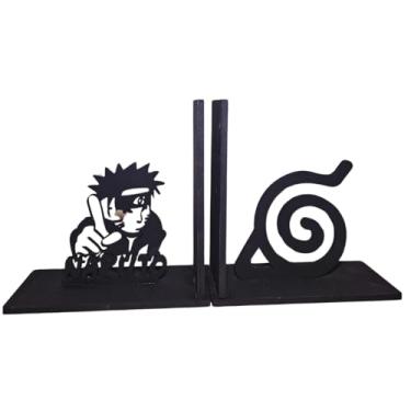 Imagem de Porta Livros inspirador em Naruto para os Fãs de Konoha Organizar e Decorar Icone da Bandana do Ninja Determinado Shippuuden