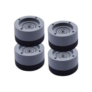 Imagem de Pé Nivelador Máquina de Lavar Roupas e Secadora Kit 4 Peças